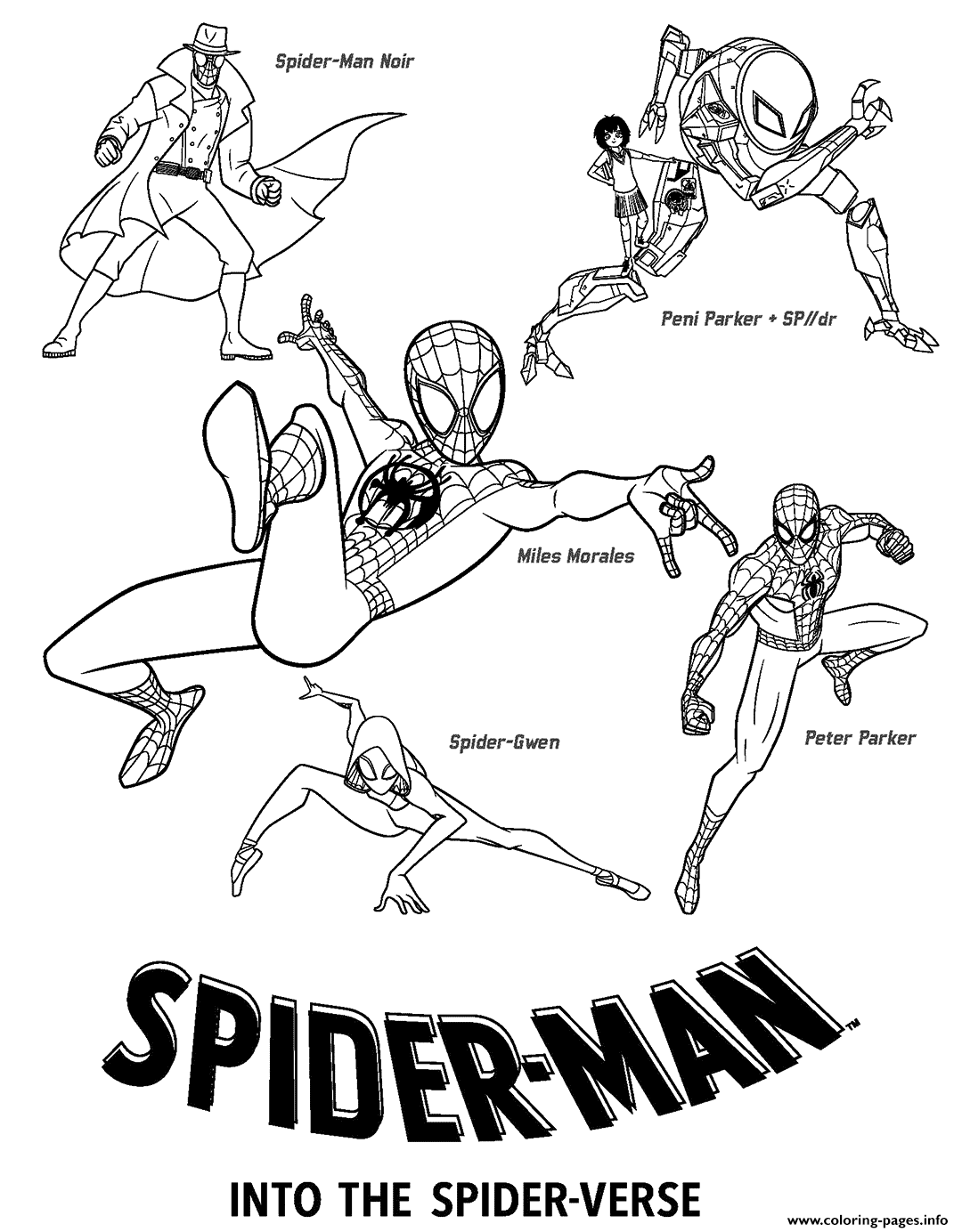 New Amazing Spiderman Coloring Pages for Kids 36