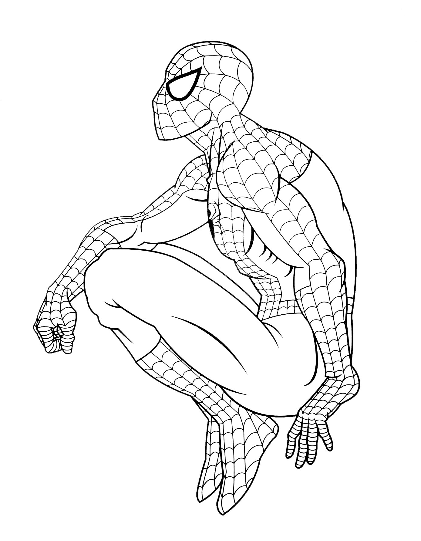 New Amazing Spiderman Coloring Pages for Kids 37