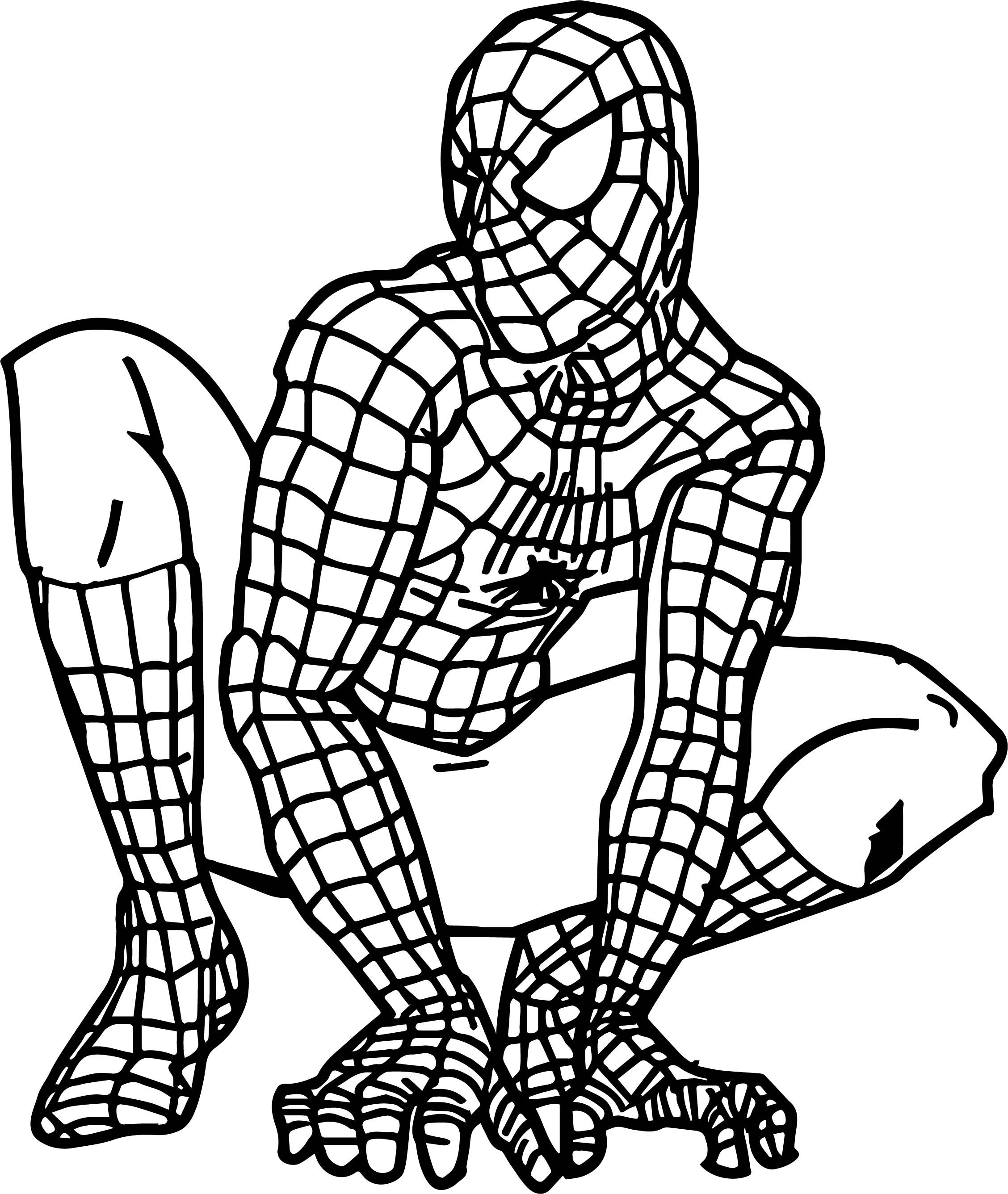 New Amazing Spiderman Coloring Pages for Kids 38