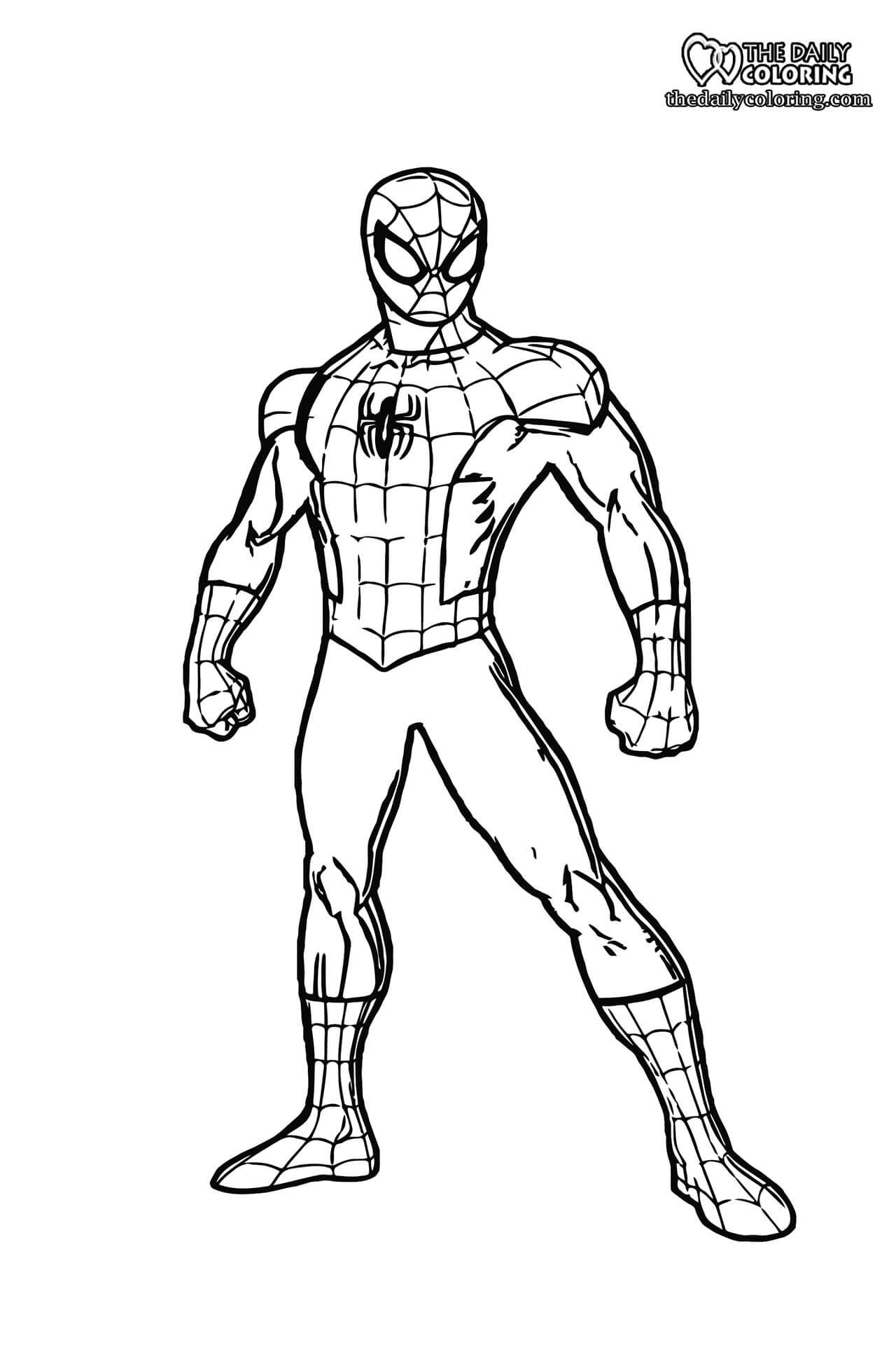 New Amazing Spiderman Coloring Pages for Kids 39