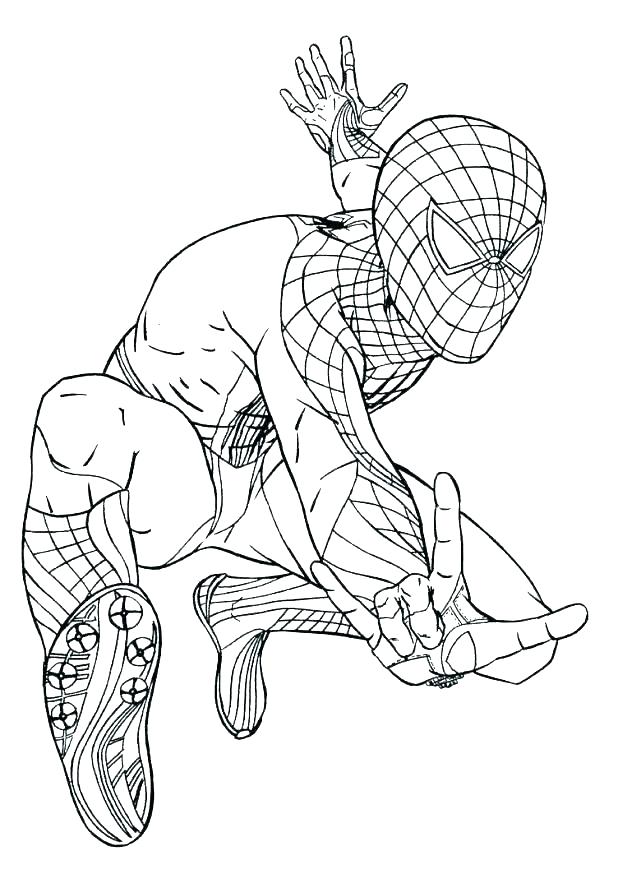 New Amazing Spiderman Coloring Pages for Kids 43