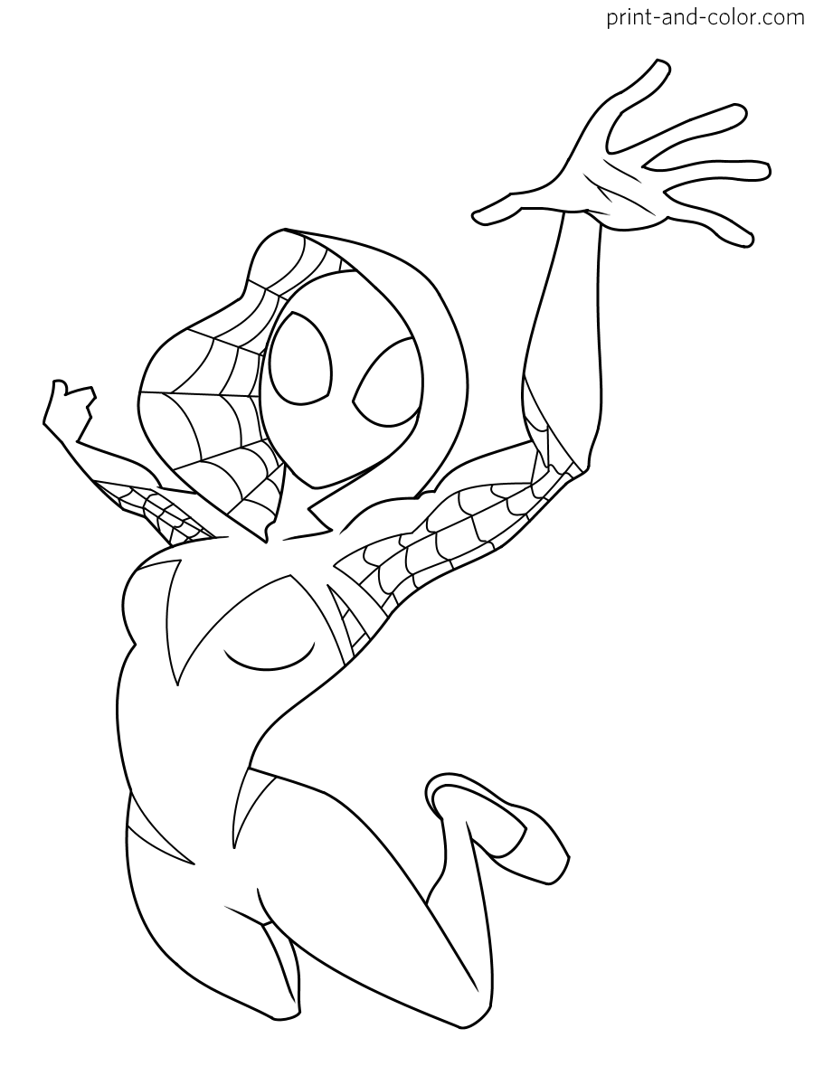 New Amazing Spiderman Coloring Pages for Kids 45