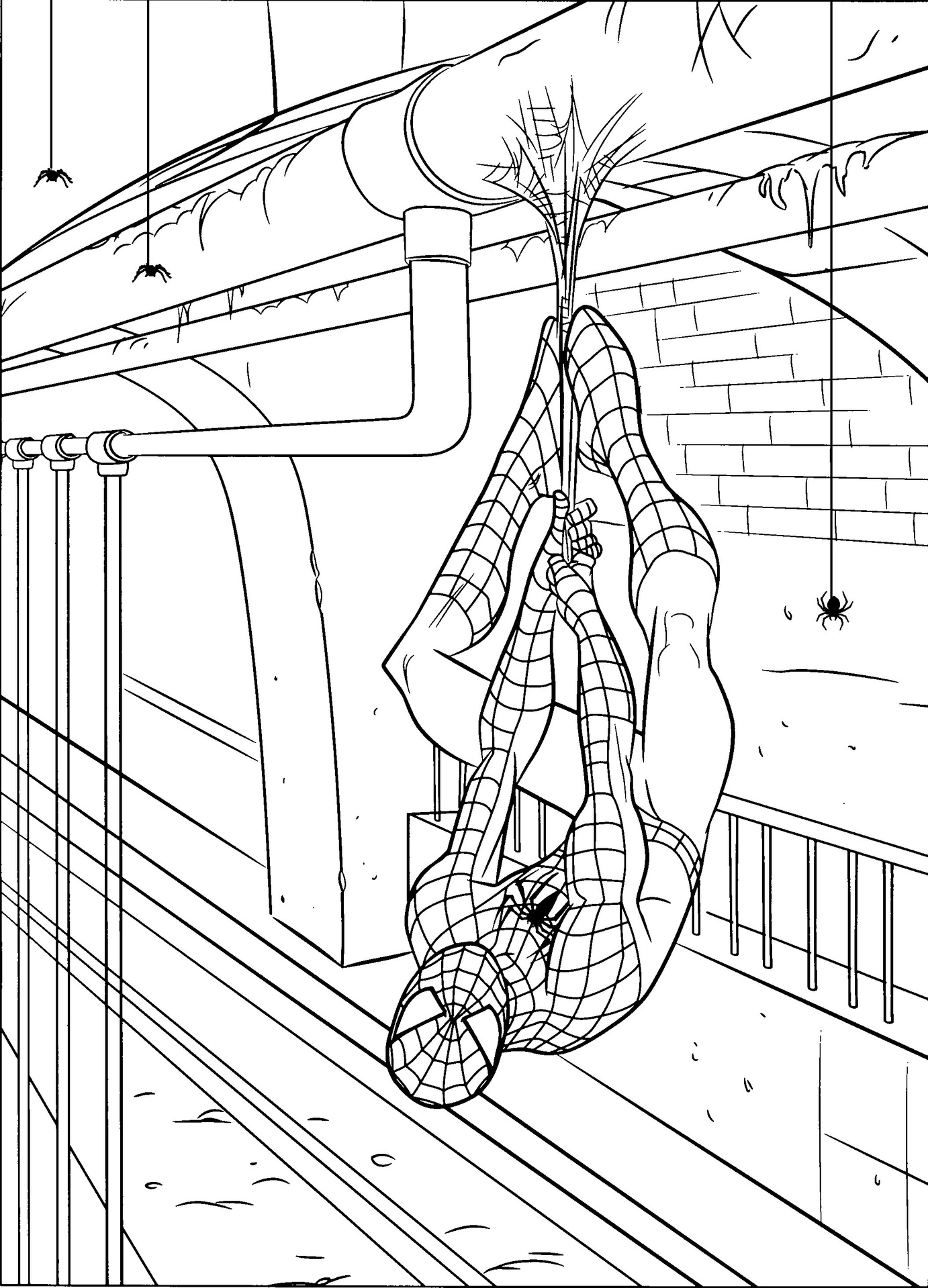 New Amazing Spiderman Coloring Pages for Kids 47