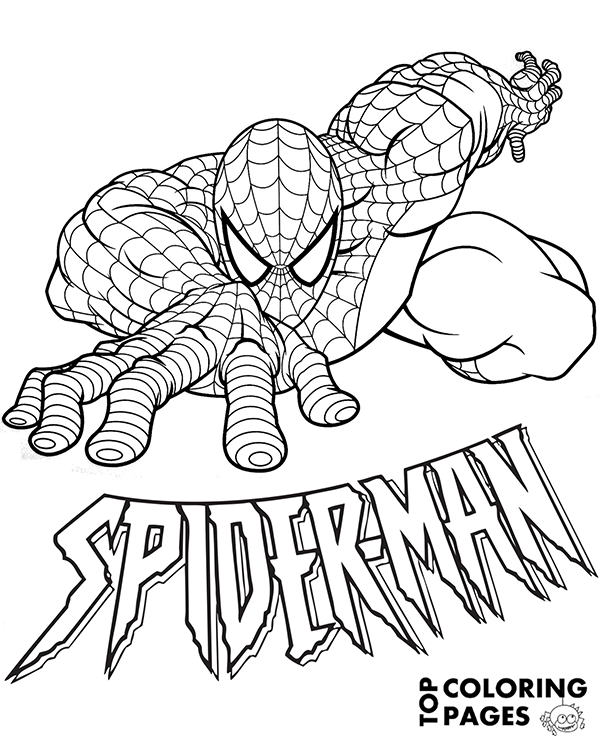 New Amazing Spiderman Coloring Pages for Kids 49