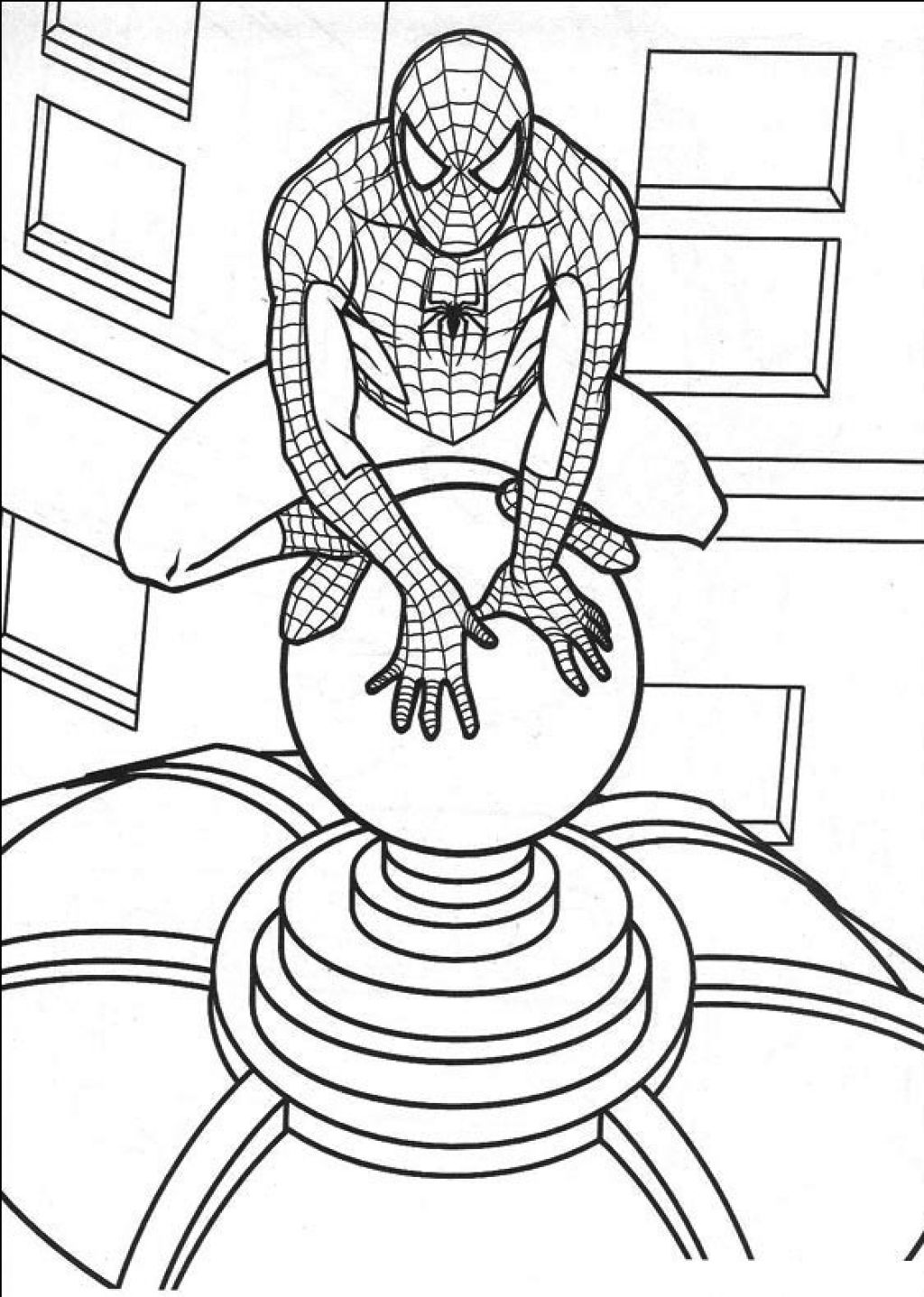 New Amazing Spiderman Coloring Pages for Kids 50