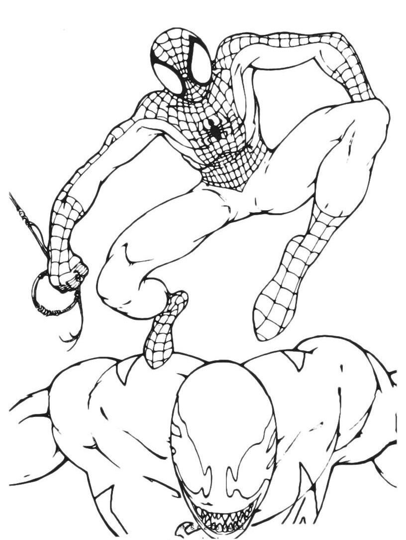 New Amazing Spiderman Coloring Pages for Kids 55