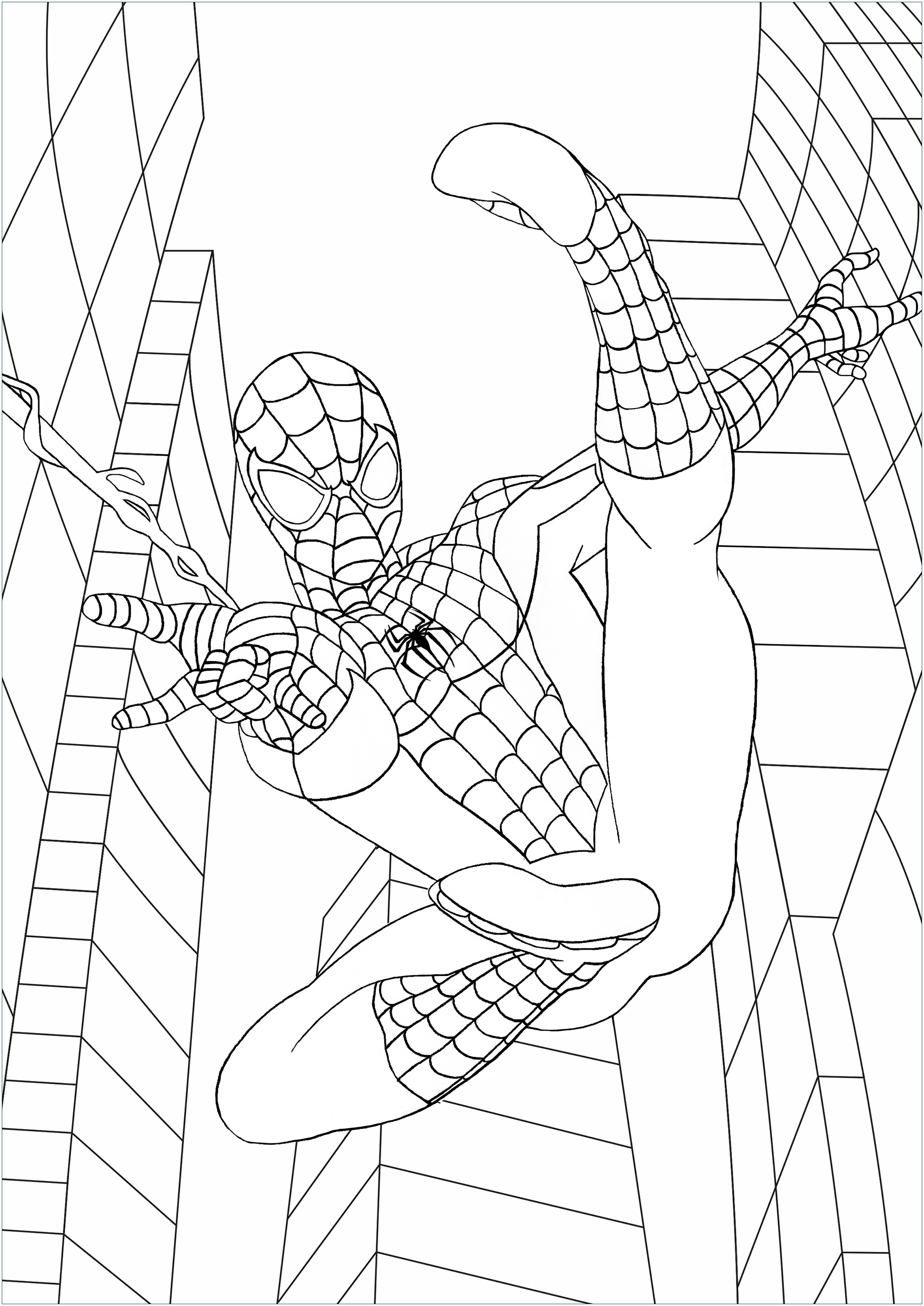 New Amazing Spiderman Coloring Pages for Kids 61