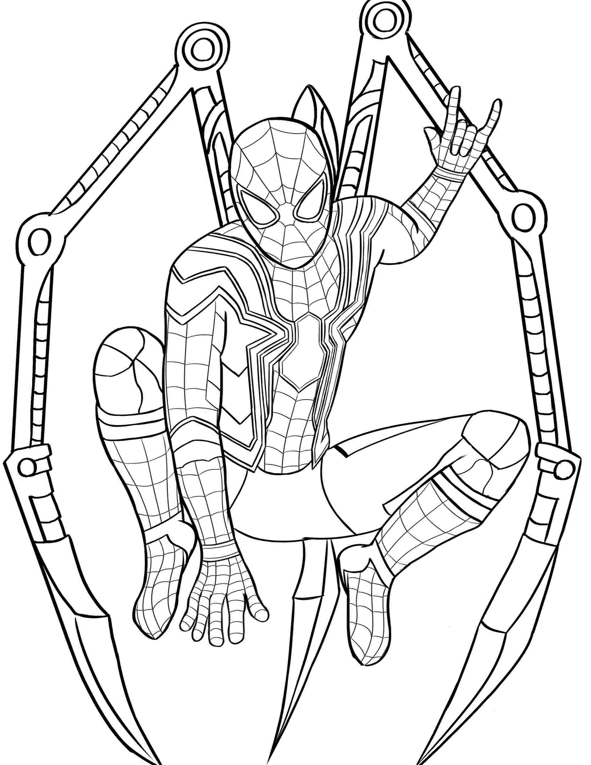 New Amazing Spiderman Coloring Pages for Kids 62