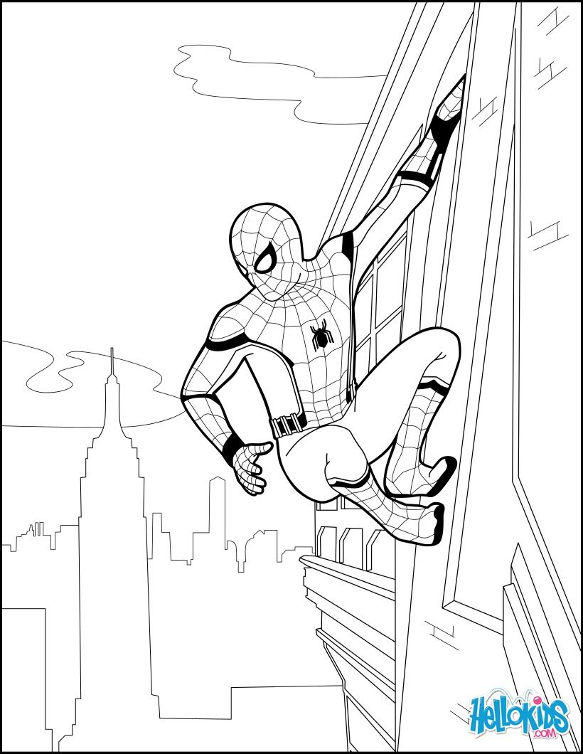 New Amazing Spiderman Coloring Pages for Kids 63