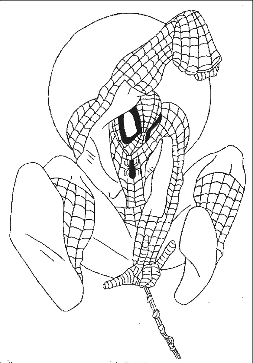 New Amazing Spiderman Coloring Pages for Kids 64