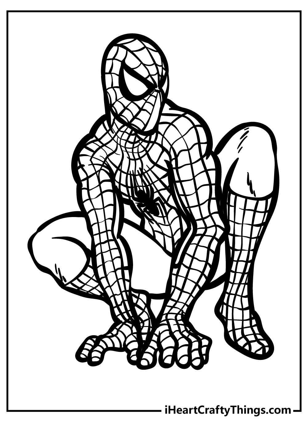 New Amazing Spiderman Coloring Pages for Kids 73