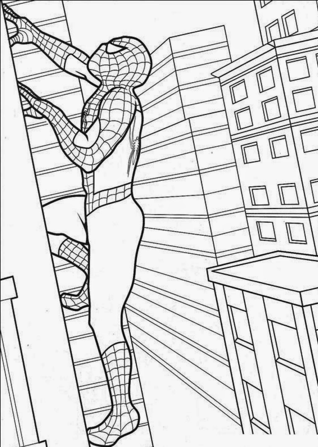 New Amazing Spiderman Coloring Pages for Kids 74