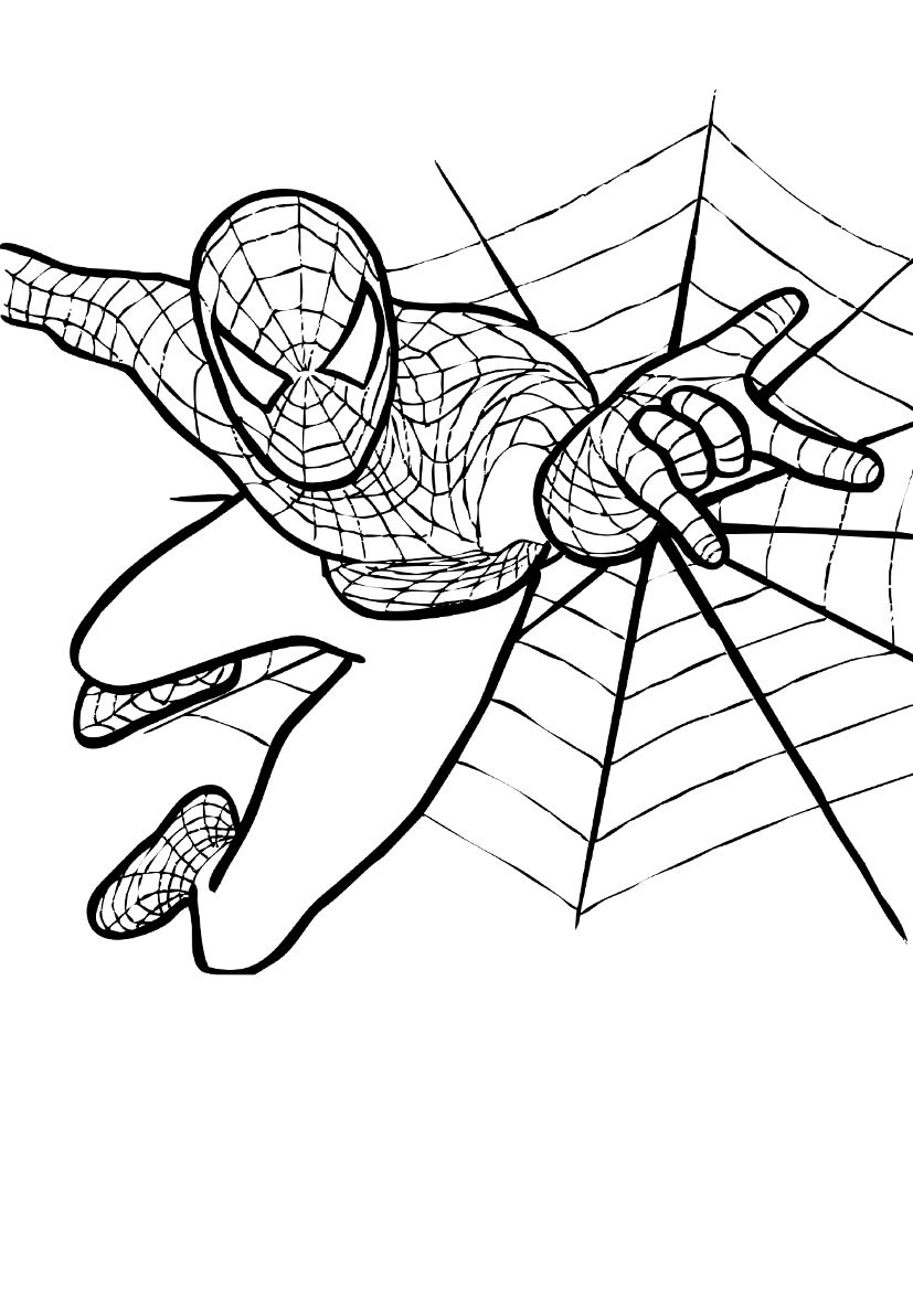 New Amazing Spiderman Coloring Pages for Kids 77