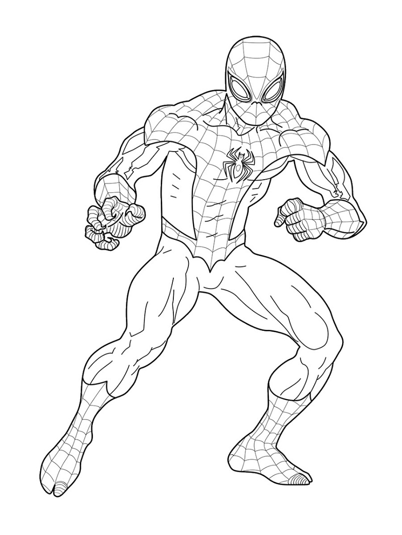 New Amazing Spiderman Coloring Pages for Kids 78