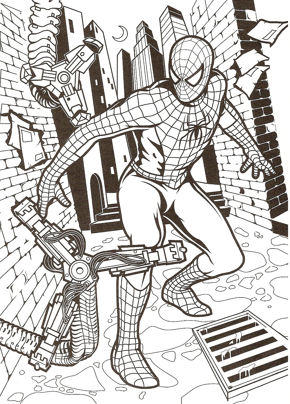 New Amazing Spiderman Coloring Pages for Kids 79