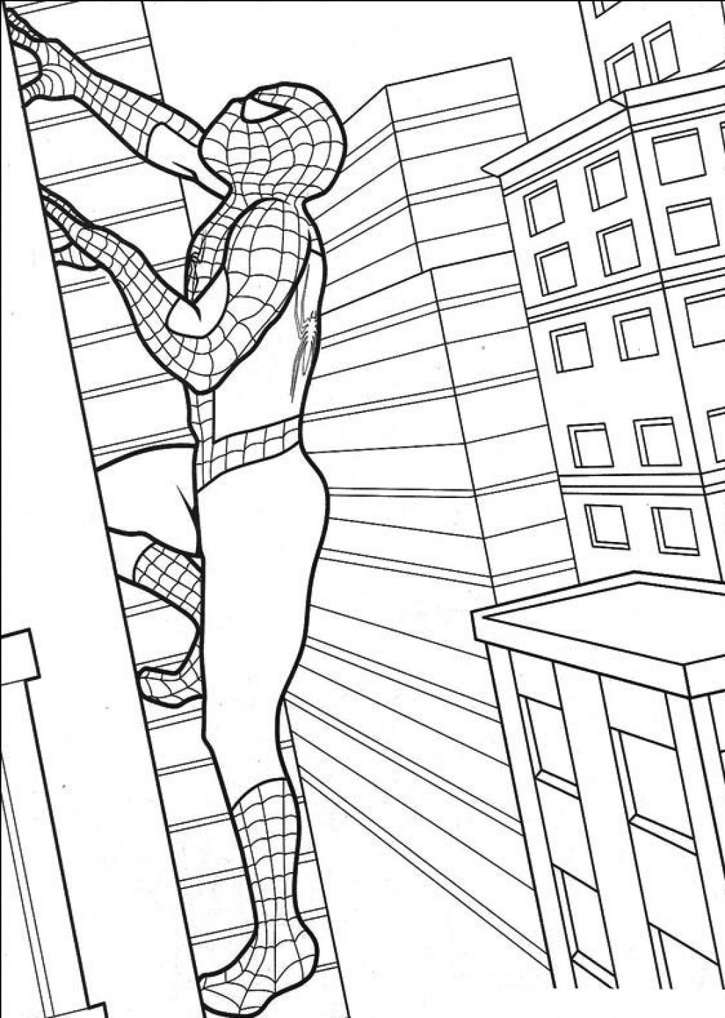 New Amazing Spiderman Coloring Pages for Kids 8