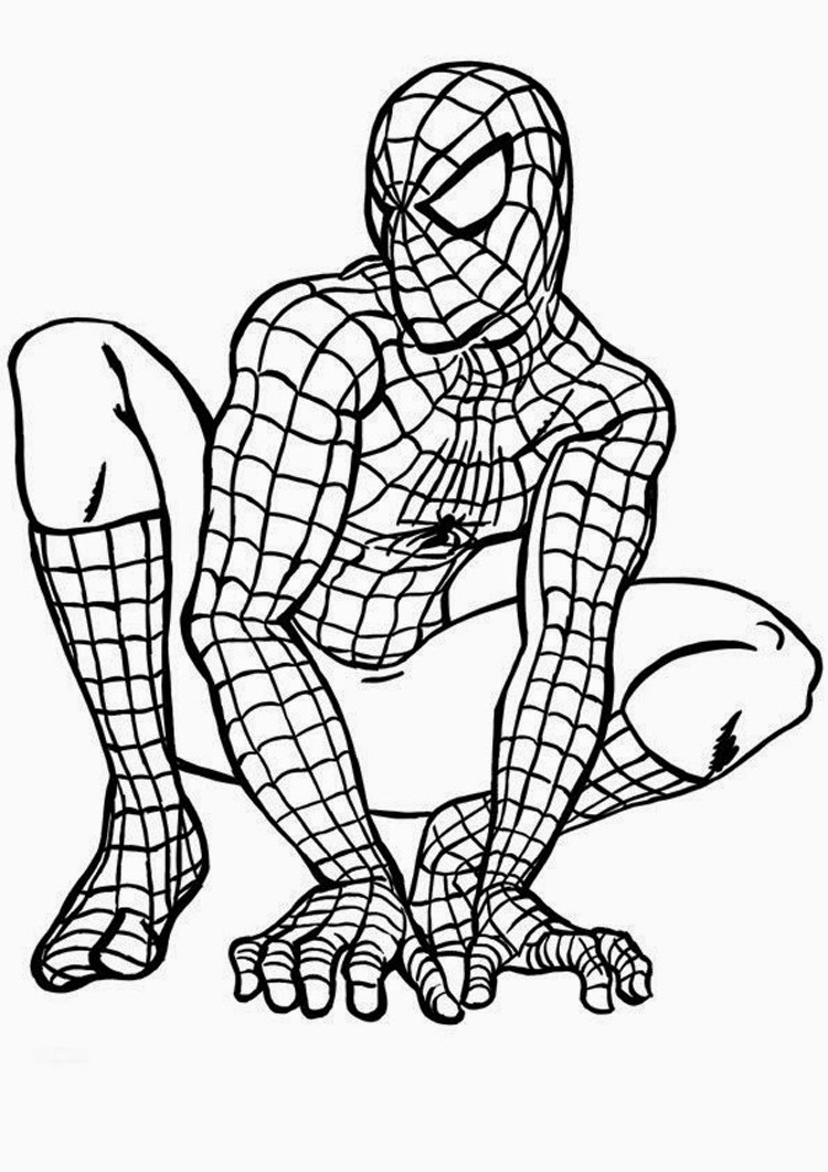 New Amazing Spiderman Coloring Pages for Kids 84