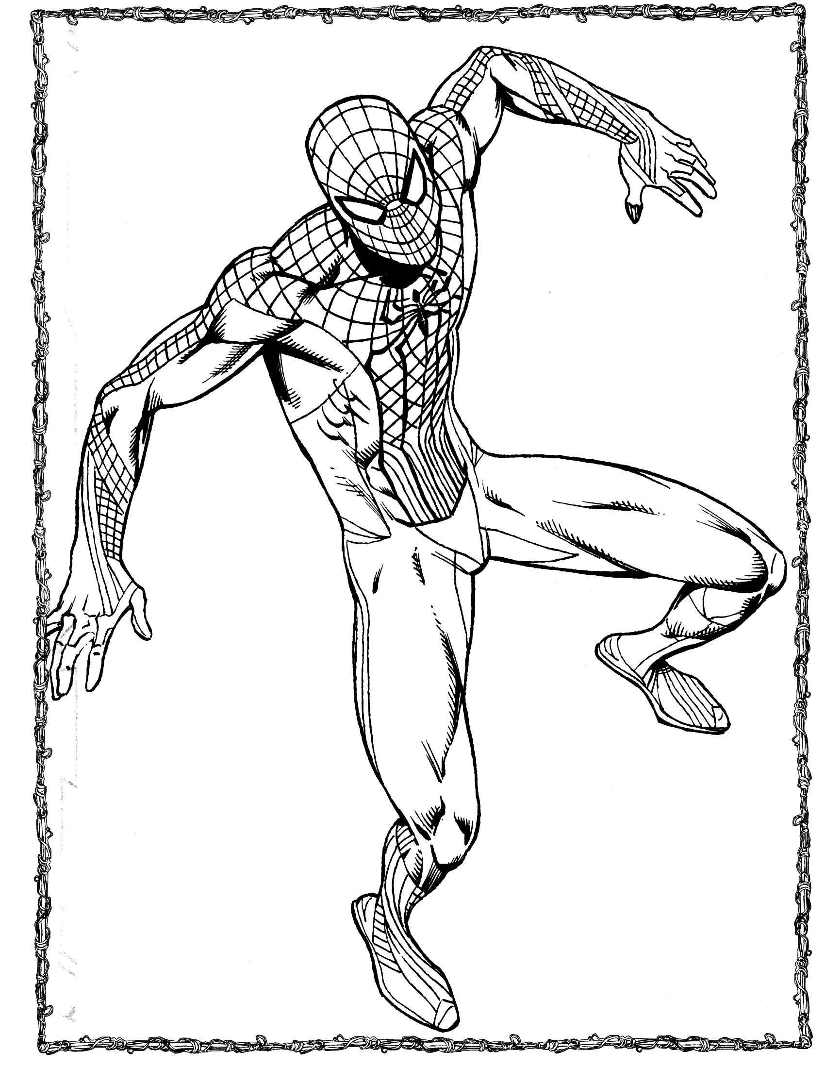 New Amazing Spiderman Coloring Pages for Kids 89