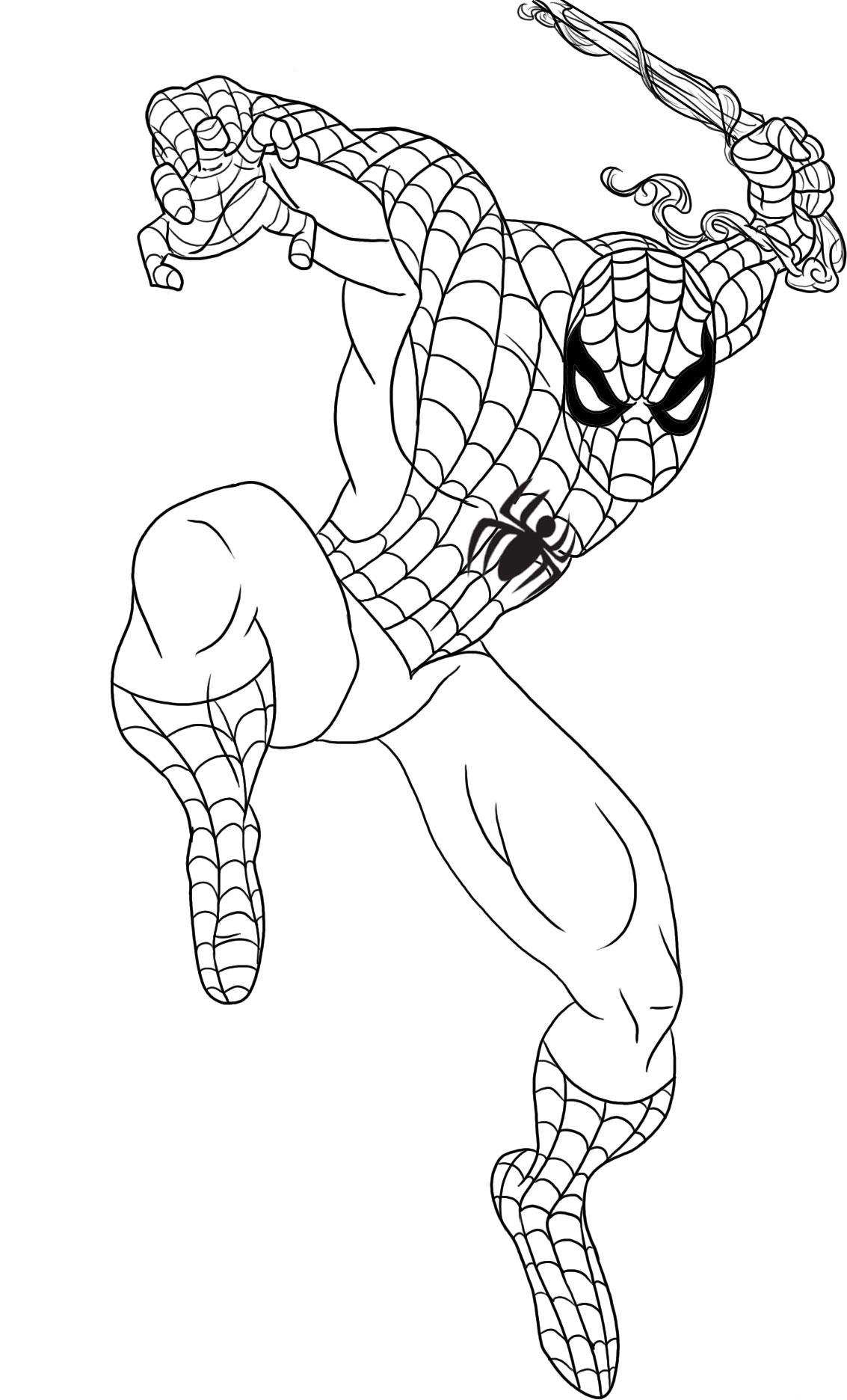 New Amazing Spiderman Coloring Pages for Kids 96