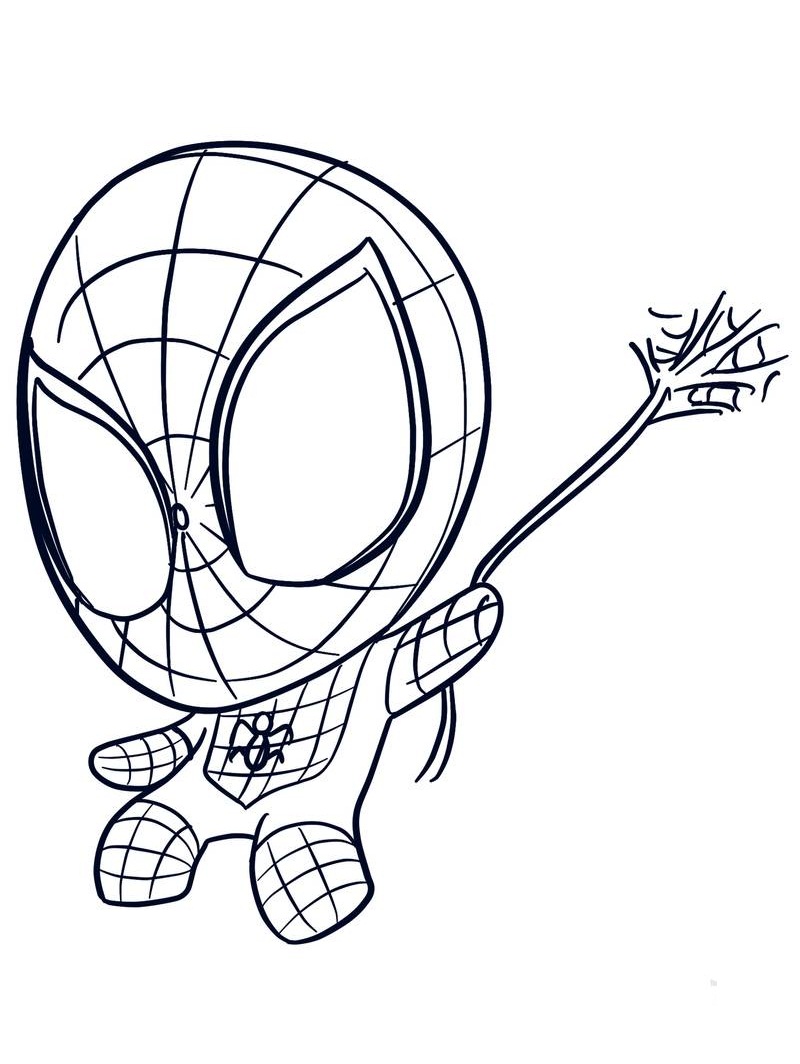 New Amazing Spiderman Coloring Pages for Kids 98