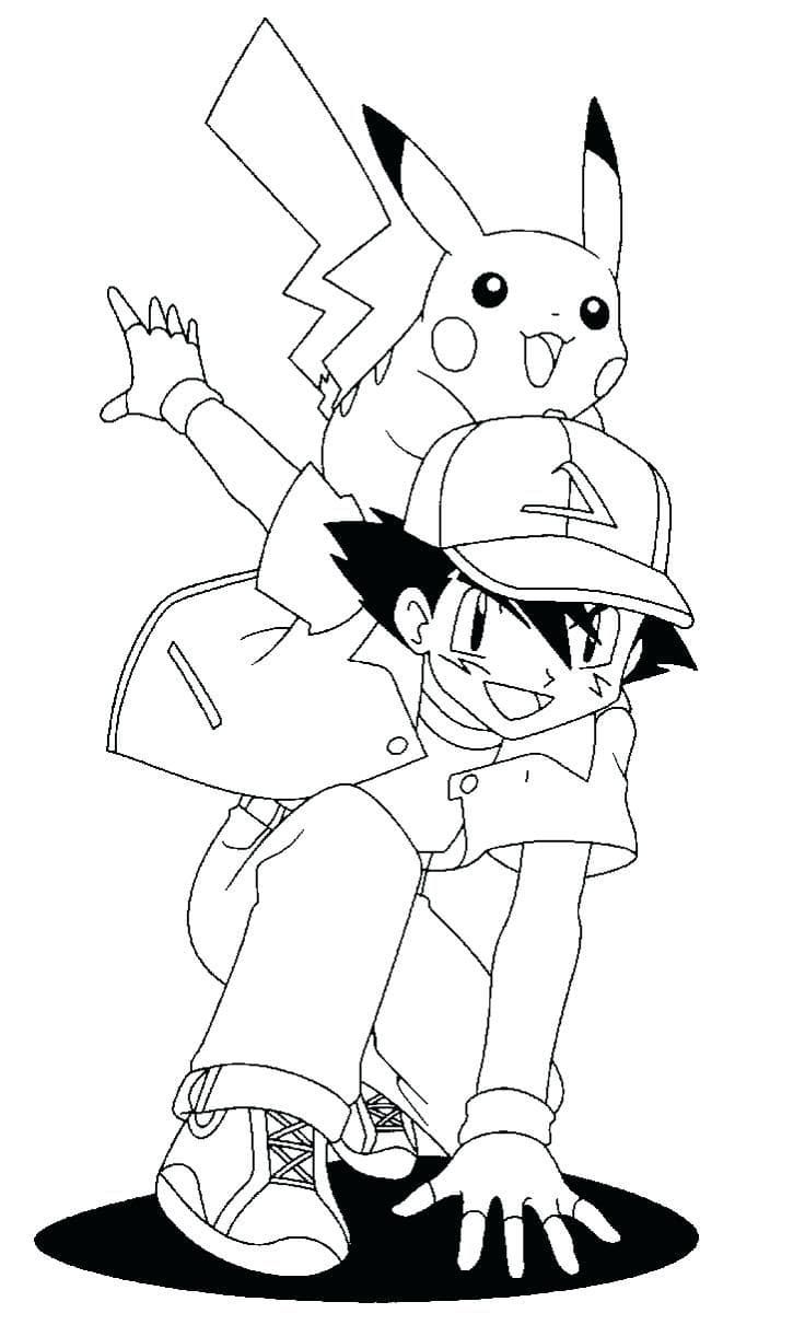 pikachu coloring page halloween