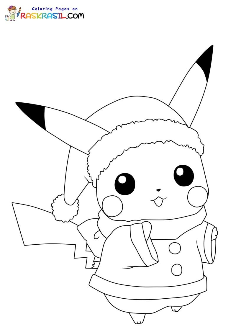 pikachu coloring pages colored