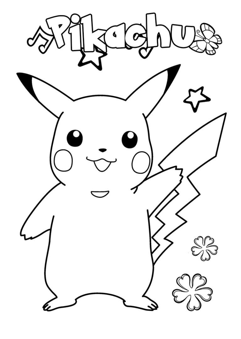 pikachu coloring pages crayola