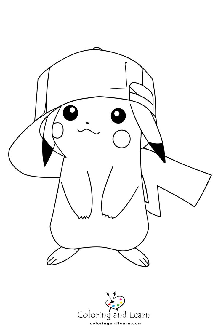 pikachu coloring pages printable pdf