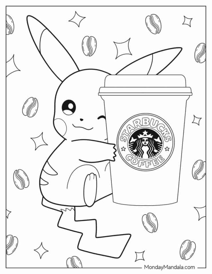 pikachu coloring pages