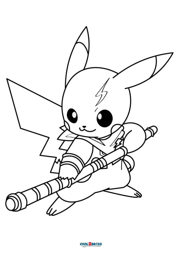 pikachu colouring page pdf free