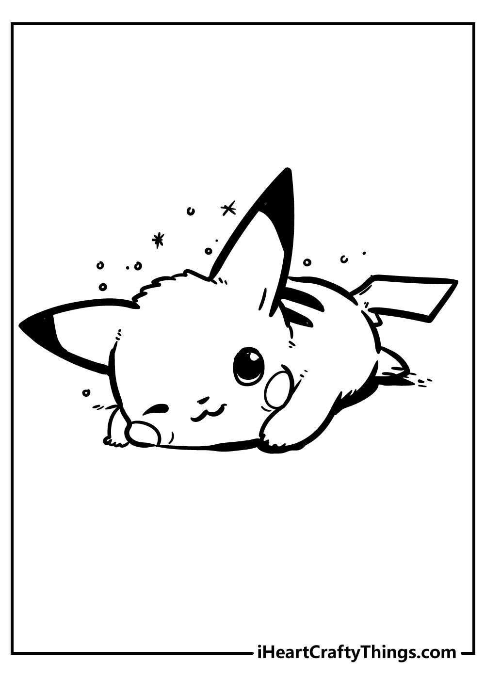 pikachu colouring pages for adults