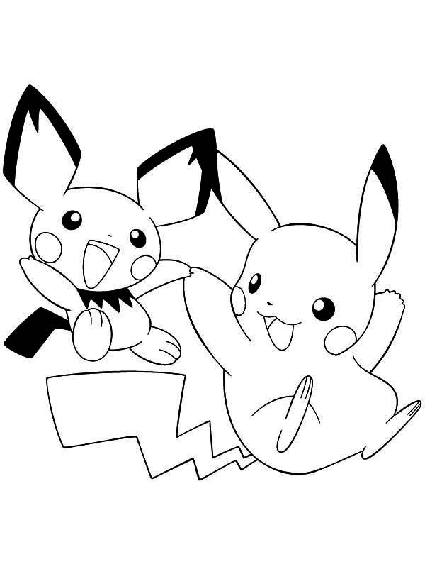 pokemon pikachu coloring pages free