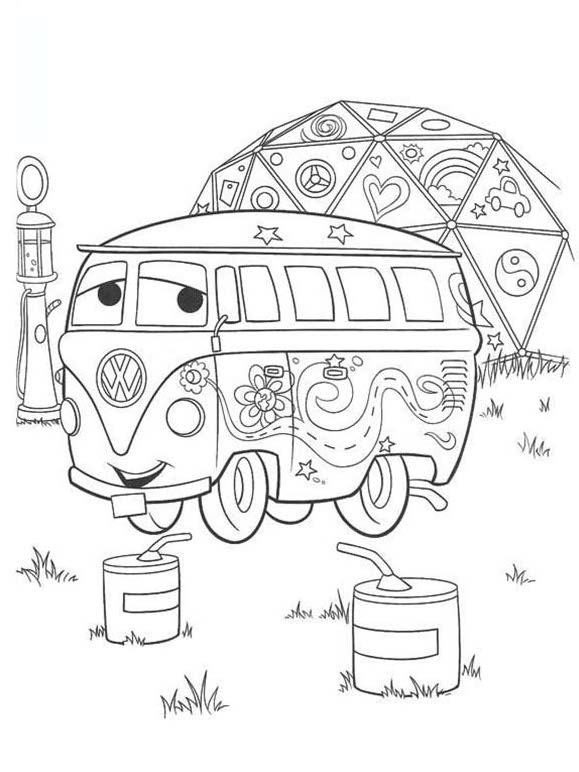 Popular Car Coloring Pages for Kids 10