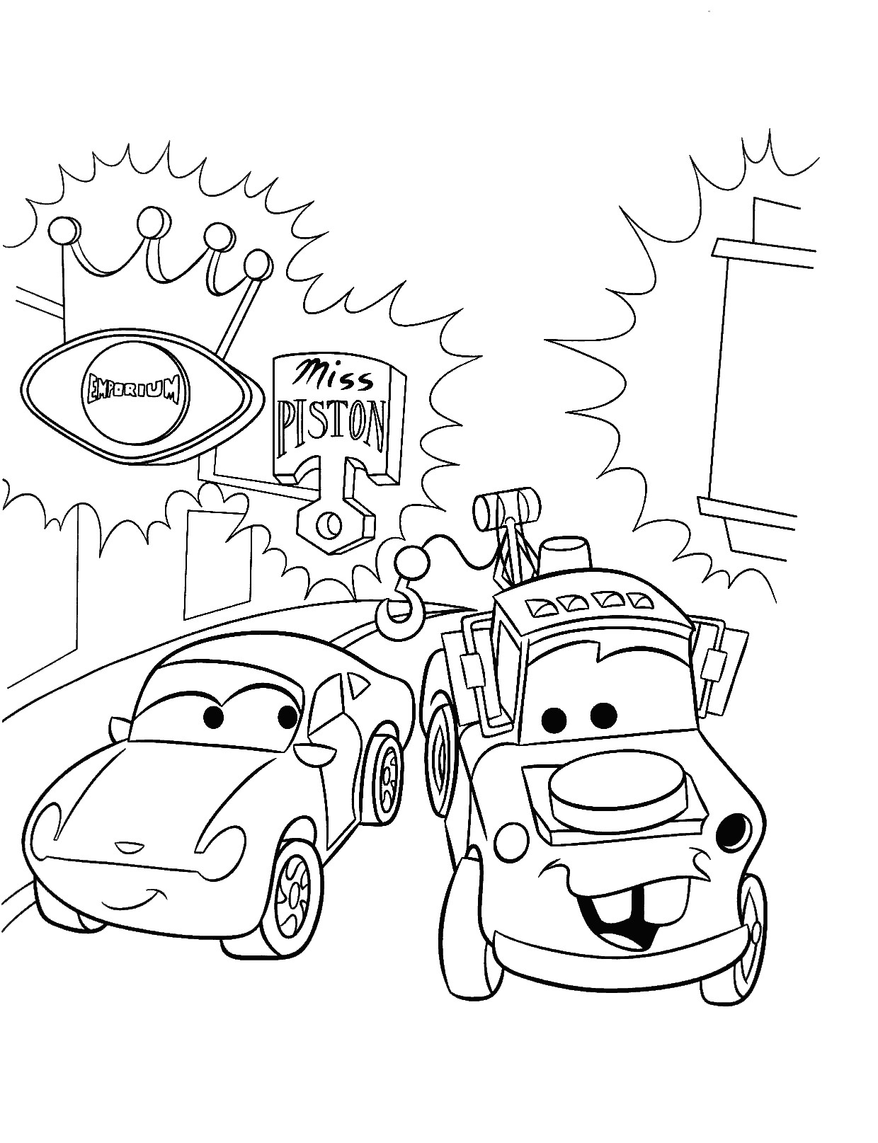 Popular Car Coloring Pages for Kids 104