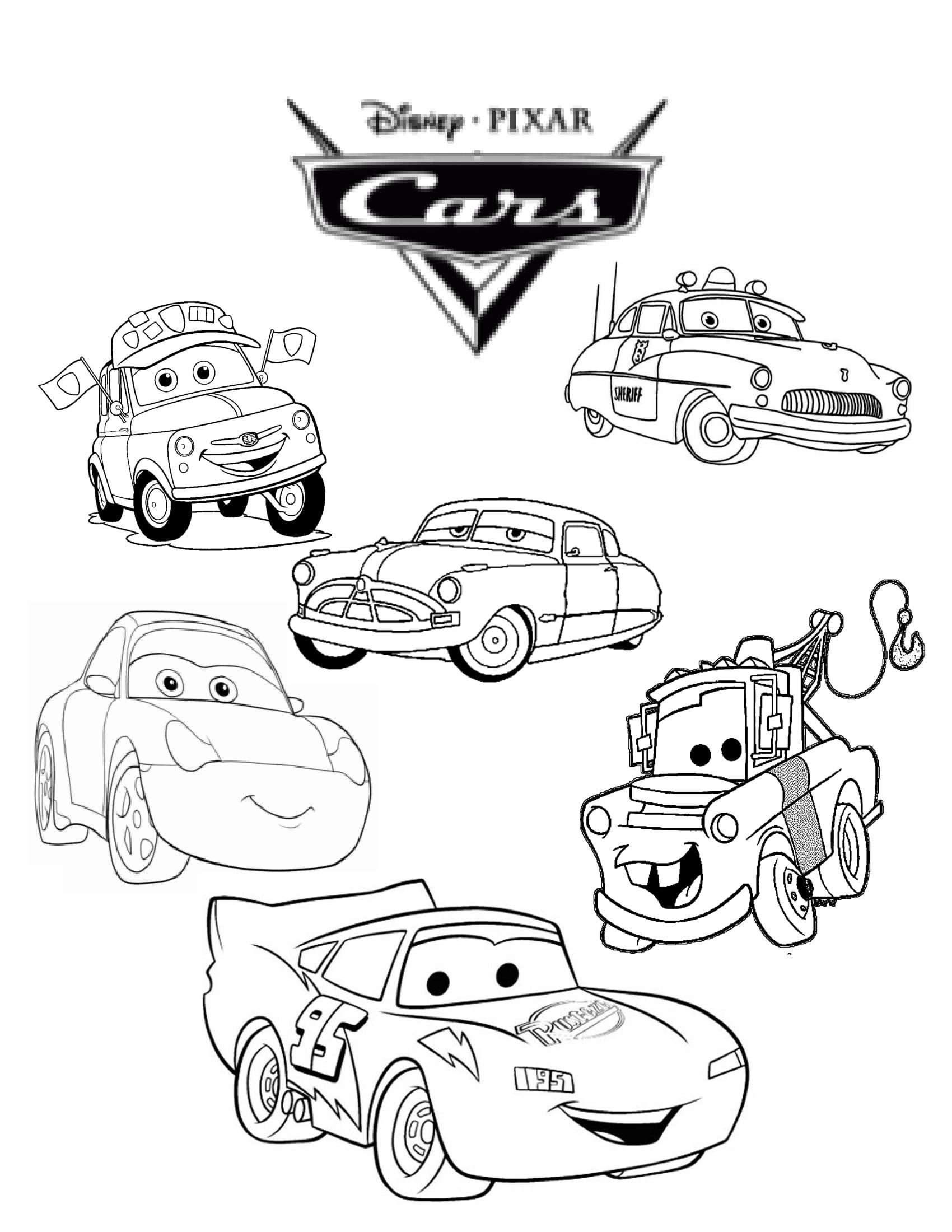 Popular Car Coloring Pages for Kids 117