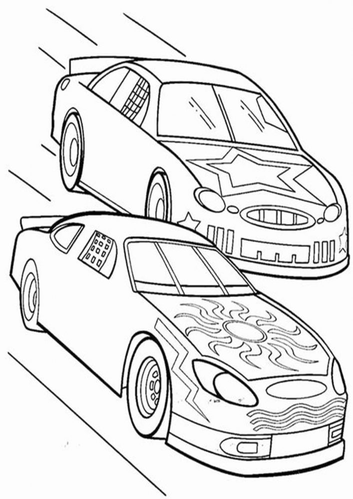 Popular Car Coloring Pages for Kids 119