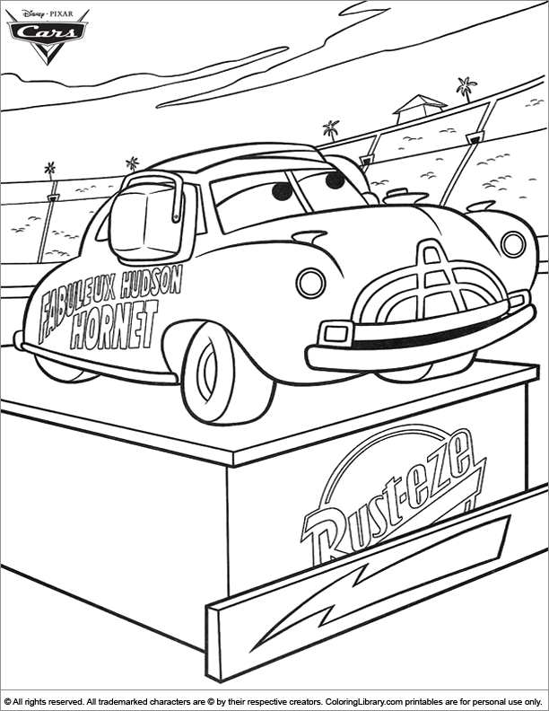 Popular Car Coloring Pages for Kids 127