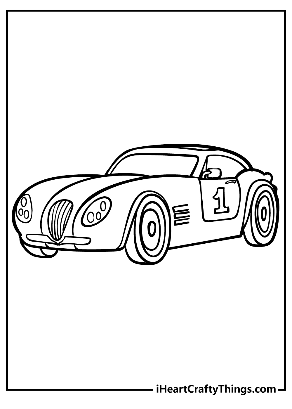 Popular Car Coloring Pages for Kids 135