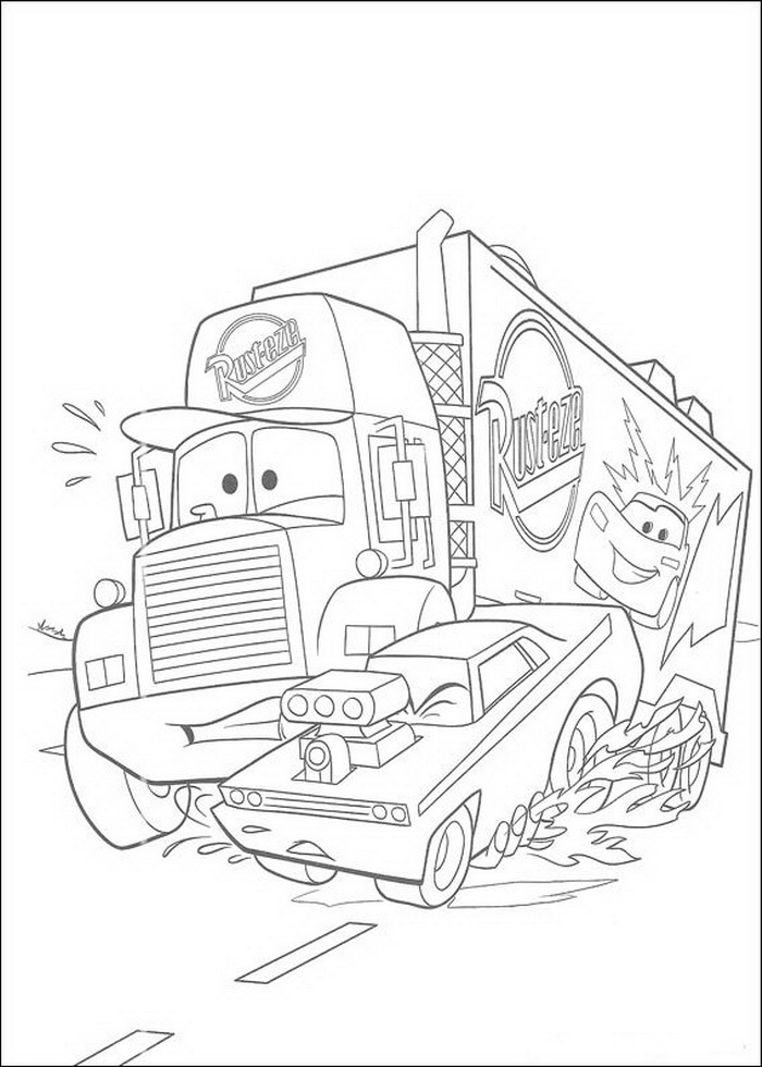 Popular Car Coloring Pages for Kids 142