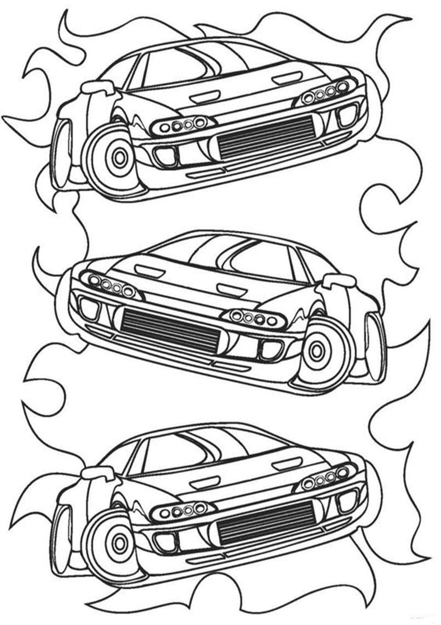 Popular Car Coloring Pages for Kids 17