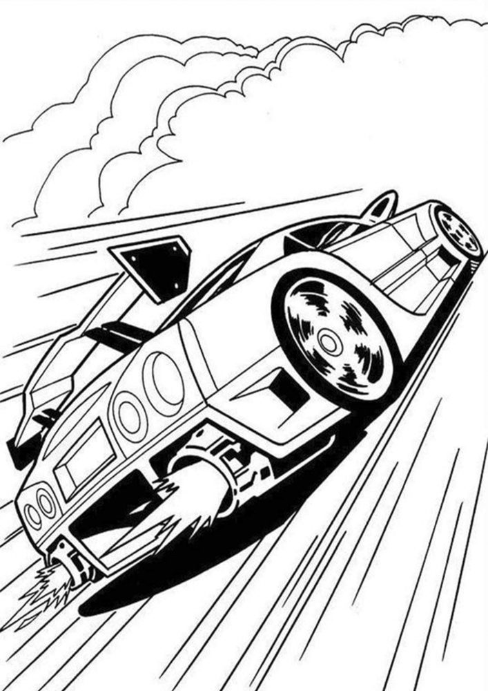 Popular Car Coloring Pages for Kids 2