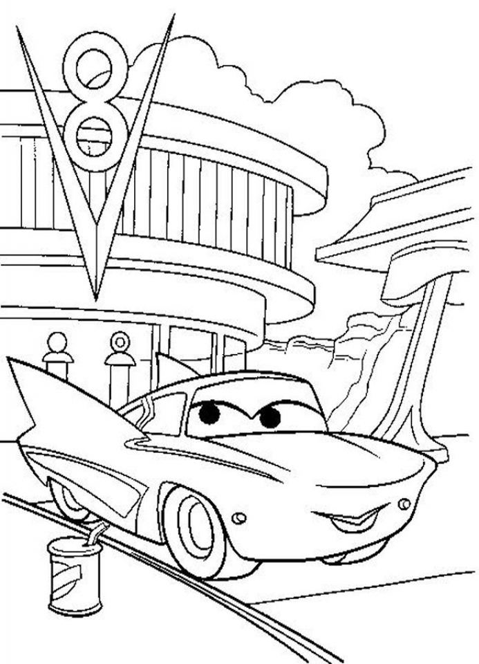 Popular Car Coloring Pages for Kids 20