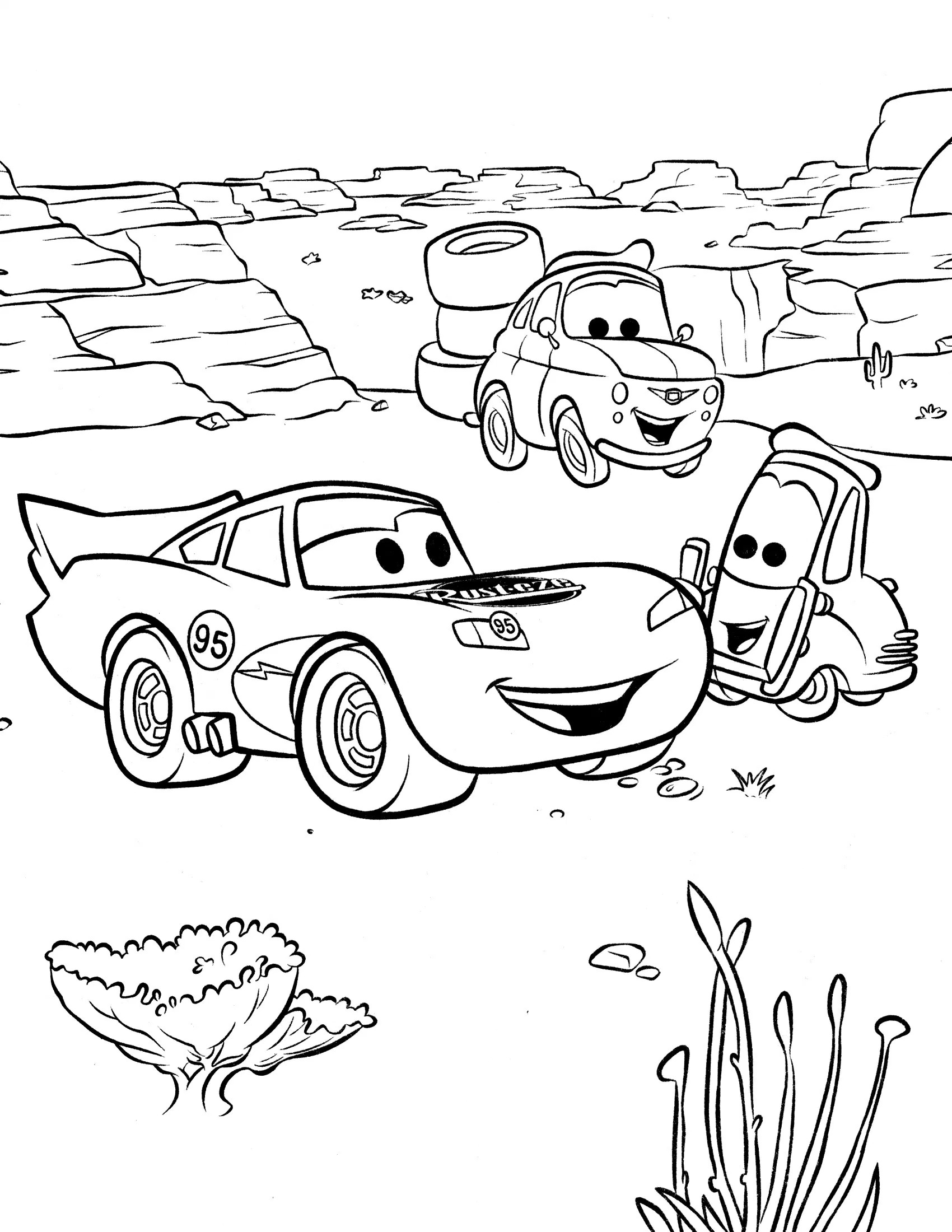 Popular Car Coloring Pages for Kids 35