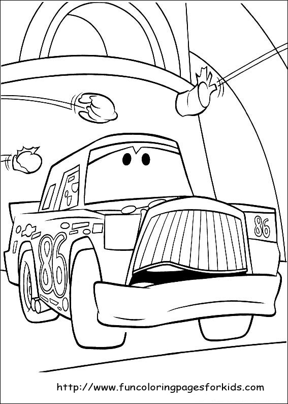 Popular Car Coloring Pages for Kids 4