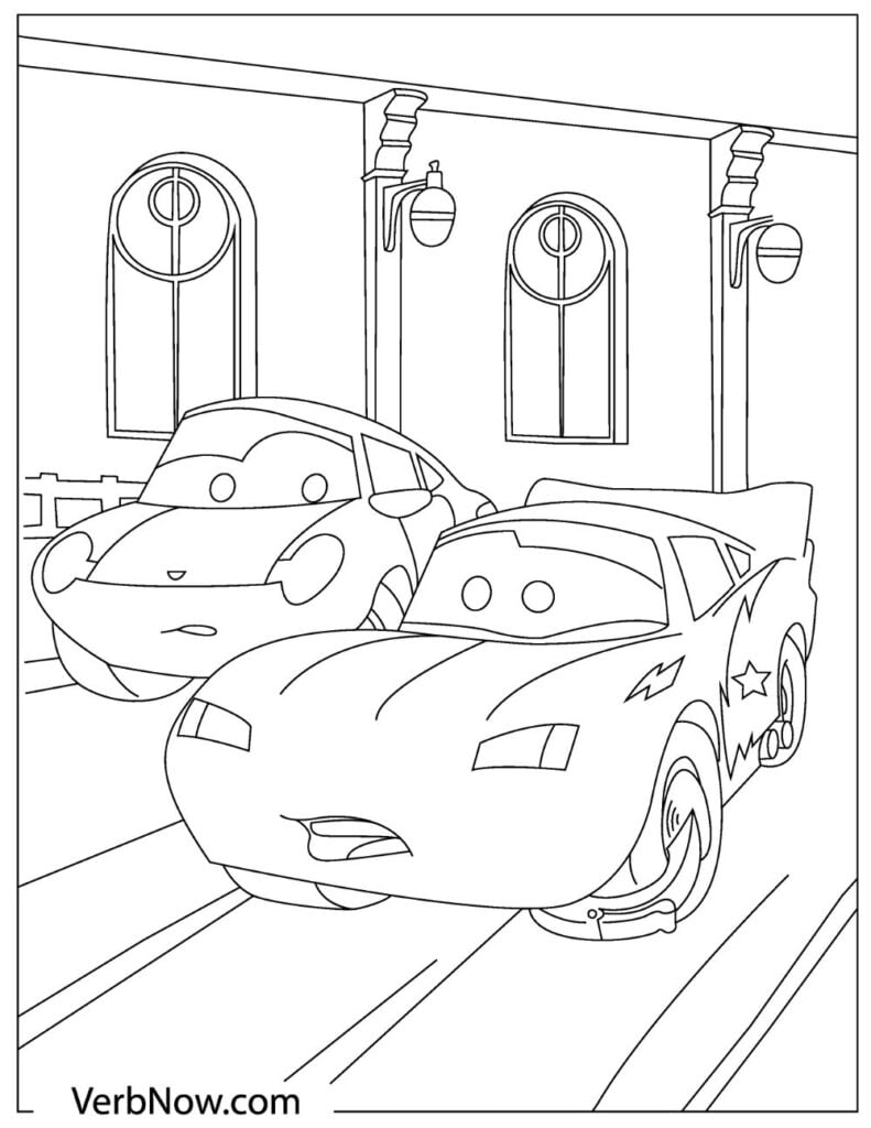 Popular Car Coloring Pages for Kids 43