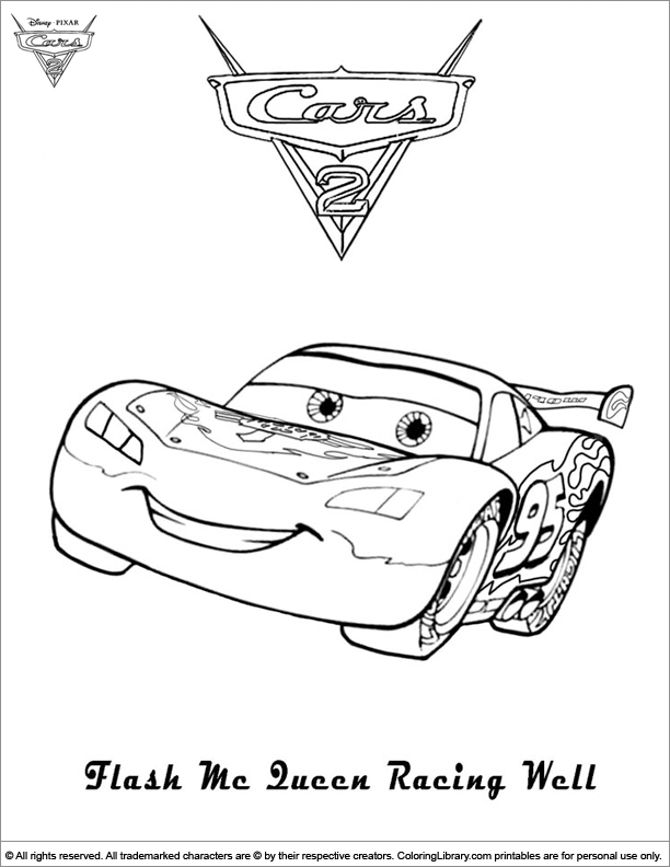 Popular Car Coloring Pages for Kids 46