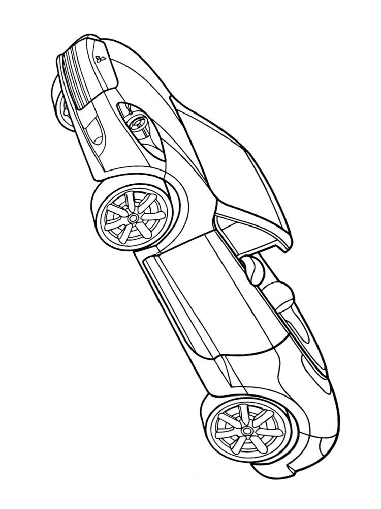 Popular Car Coloring Pages for Kids 53