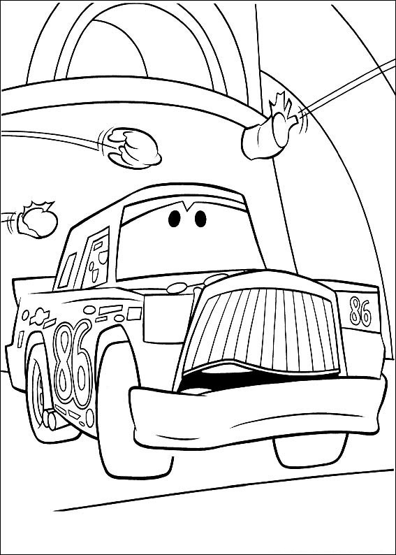 Popular Car Coloring Pages for Kids 6