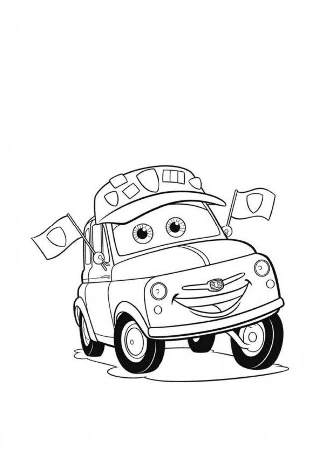 Popular Car Coloring Pages for Kids 7