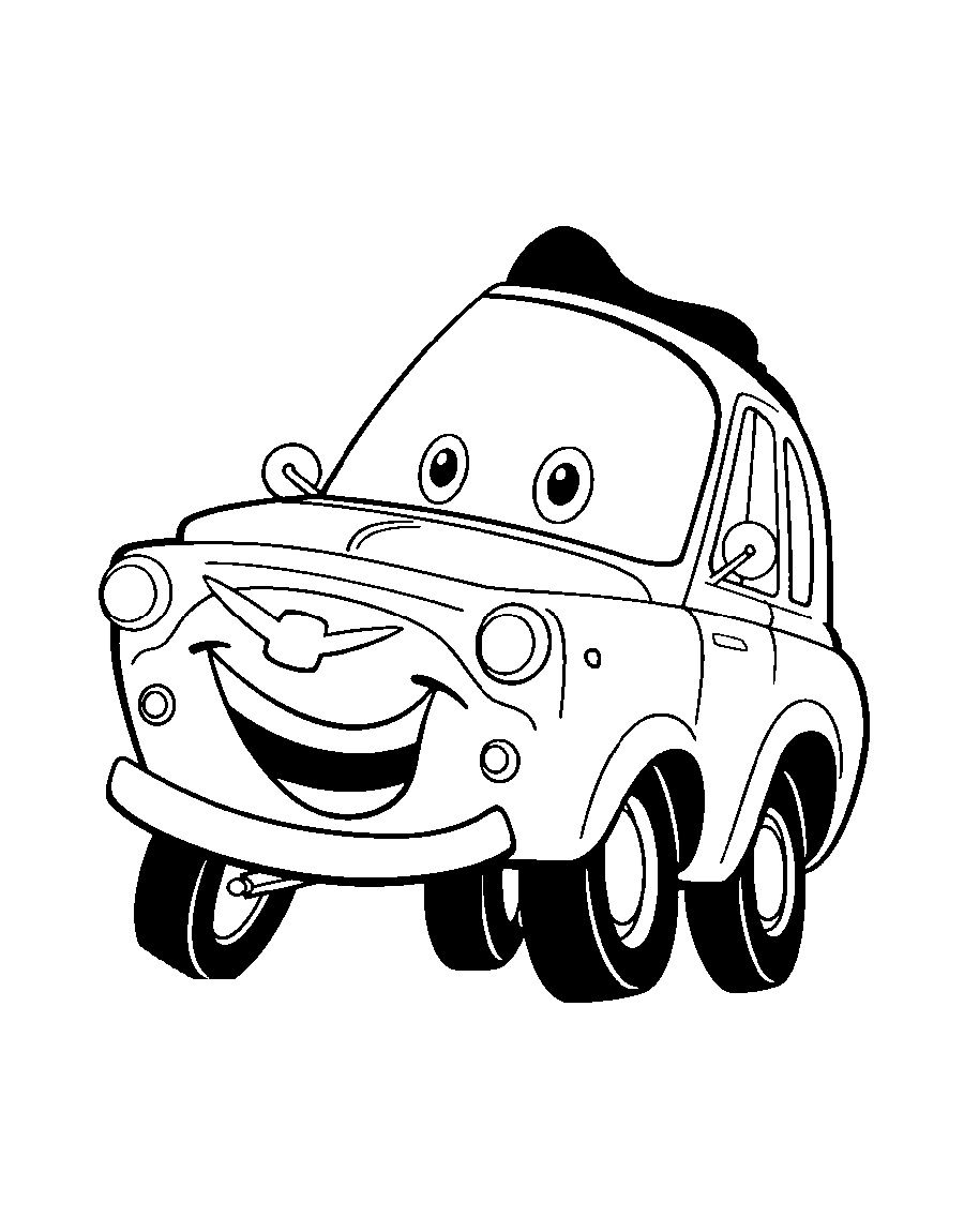 Popular Car Coloring Pages for Kids 75